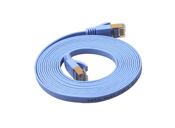 六類純銅（tóng）屏蔽扁平（píng）網絡跳線（xiàn）無氧銅可過FLUKE