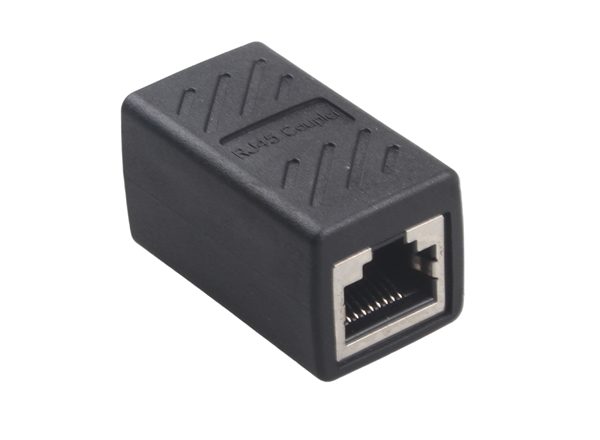 千兆RJ45帶屏蔽直通頭(銅殼鍍鎳針鍍金)