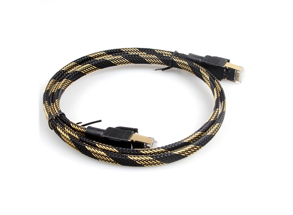 七類SFTP扁平純銅網絡跳（tiào）線帶外編（biān）織網-副本